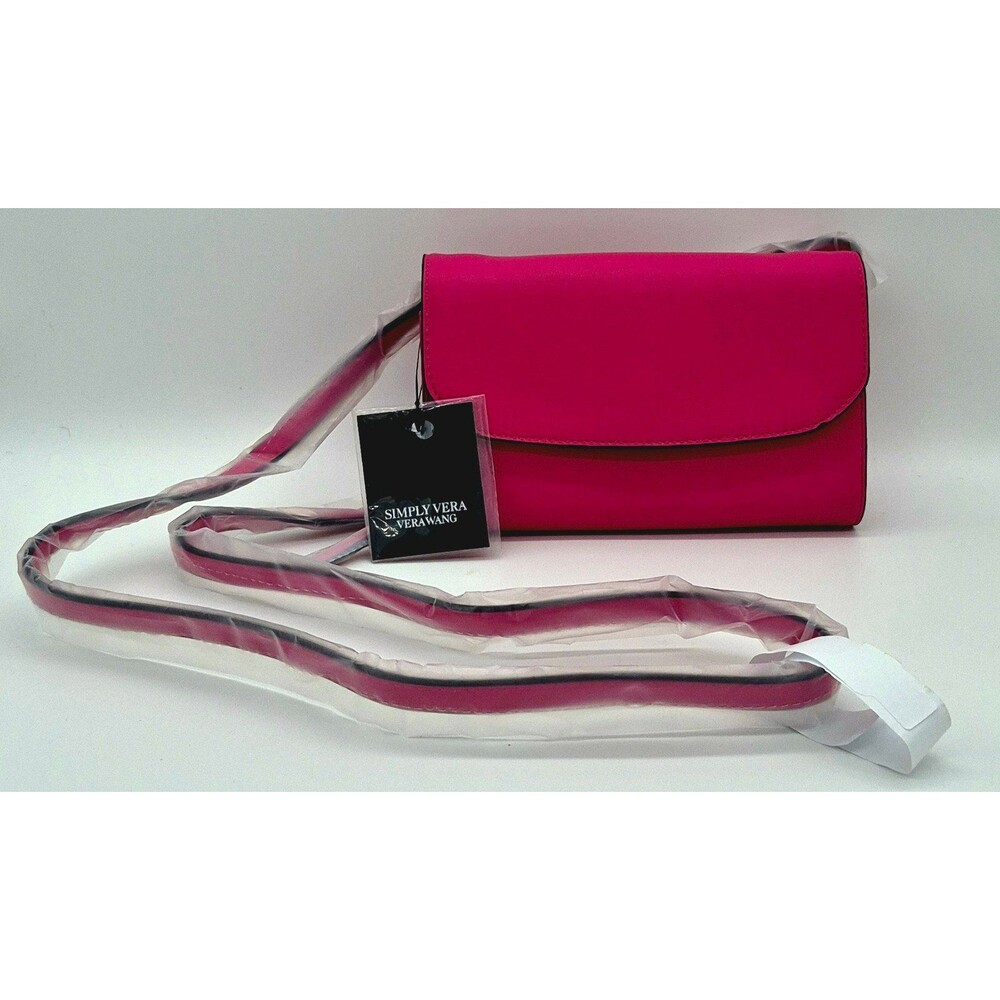 Simply Vera Vera Wang Pink Mini Crossbody Bag NWT Vegan Leather